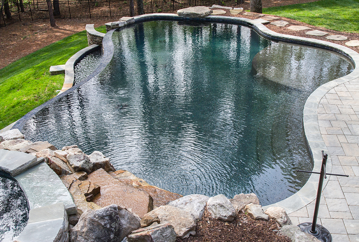 custom-designed natural pools